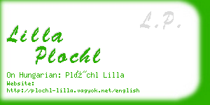 lilla plochl business card